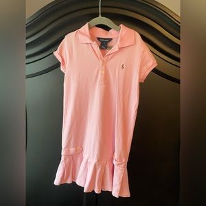 Girls, pink Ralph Lauren dress size 6x
